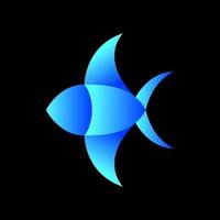 Fish logo template suitable for businesses and product names. This stylish logo design could be used for different purposes for a company, product, service or for all your ideas. vector