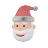 Weihnachtsmann 3D-Darstellung png