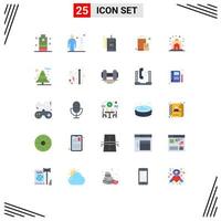 paquete de iconos de vector de stock de 25 signos y símbolos de línea para ofrecer elementos de diseño de vector editables de estudio de bolso de llave de tienda