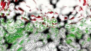 Botanical Bubbly Abstract Background Digital Rendering photo