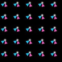 seamless geometric pattern seamless geometric pattern with hearts triangles photo