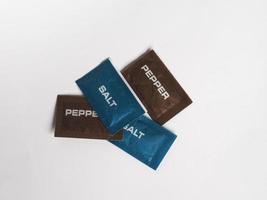 single dose salt and pepper sachet photo