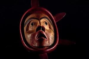 Native american indian mask photo