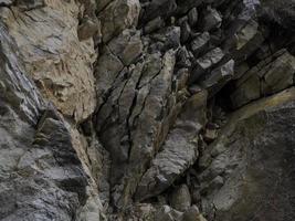 Bismantova stone a rock formation in the Tuscan-Emilian Apennines photo