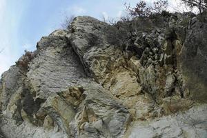 Bismantova stone a rock formation in the Tuscan-Emilian Apennines photo