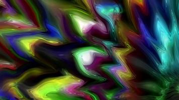 astratto contorto sfondo video, astratto ondulato sfondo animazione video, astratto olografico movimento grafica video