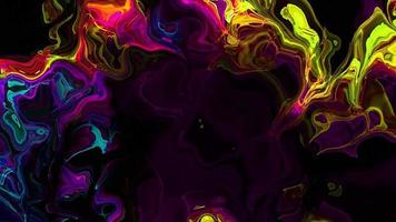 Abstract colorful animation. Multicolor liquid background. Beautiful gradient texture, Moving abstract multicolored background video