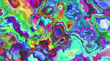 animazione colorata astratta. sfondo liquido multicolore. bella trama sfumata, sfondo multicolore astratto in movimento video