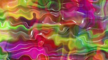 astratto contorto sfondo video, astratto ondulato sfondo animazione video, astratto olografico movimento grafica video
