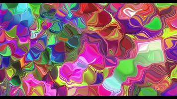 abstrakter geometrischer hintergrund. abstrakte mehrfarbige geometrische hintergrundanimation. video