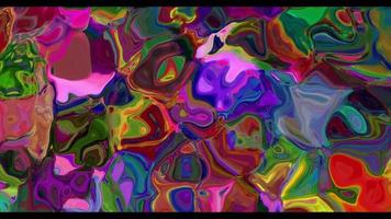 Fondo geométrico abstracto. Animación de fondo geométrico multicolor abstracto. video