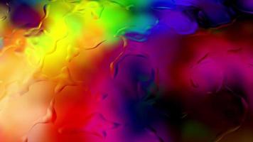 Abstract multicolor liquid glass background animation.Abstract wavy holographic movie,Gradient texture movie video