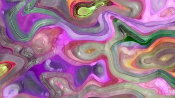 Abstract multicolor liquid glass background animation.Abstract wavy holographic movie,Gradient texture movie video