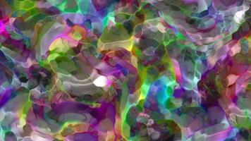 Abstract multicolor liquid glass background animation.Abstract wavy holographic movie,Gradient texture movie video