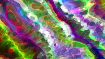 animación de fondo de vidrio líquido multicolor abstracto.película holográfica ondulada abstracta,película de textura degradada video