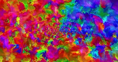 Abstract colorful animation. Multicolor liquid background. Beautiful gradient texture, Moving abstract multicolored background video