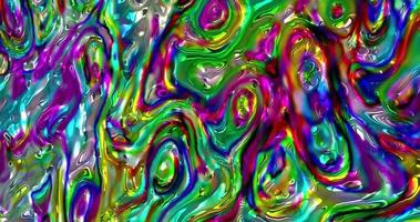 fondo ondulado líquido abstracto. diseño de superficie de textura colorida. fondo holográfico abstracto, fondo de textura de degradado abstracto, fondo geométrico, textura de acuarela pintada digital video