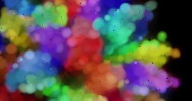 abstrakt flytande vågig bakgrund.färgglad textur yta design.abstrakt holografiska bakgrund, abstrakt lutning textur bakgrund, geometrisk bakgrund, digital målad vattenfärg textur video