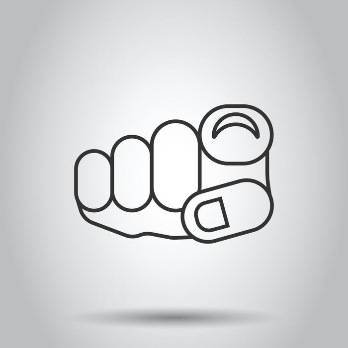 Finger Pointing You Vector Art, Icons, and Graphics for Free Download