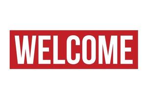 Welcome Rubber Stamp. Welcome Rubber Stamp Seal vector