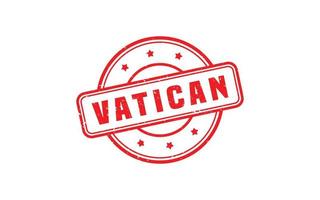 VATICAN rubber stamp with grunge style on white background vector