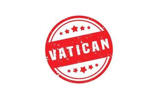 VATICAN rubber stamp with grunge style on white background vector