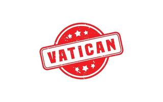 VATICAN rubber stamp with grunge style on white background vector