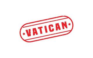 VATICAN rubber stamp with grunge style on white background vector