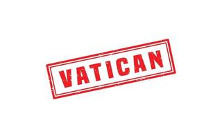 VATICAN rubber stamp with grunge style on white background vector