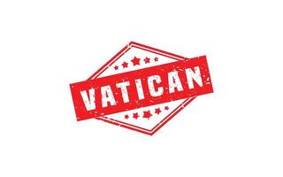 VATICAN rubber stamp with grunge style on white background vector