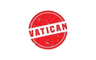 VATICAN rubber stamp with grunge style on white background vector