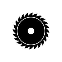 saw blade linear icon vector