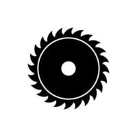 saw blade linear icon vector