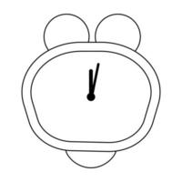 alarm clock icon illustration vector