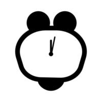alarm clock icon illustration vector