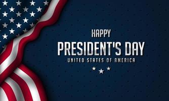 President's Day Background Design. vector