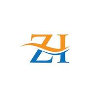 Modern ZI Logo Design for business and company identity. Creative ZI letter with luxury concept. vector