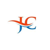 logotipo vinculado jc para la identidad comercial y de la empresa. letra creativa jc logo vector