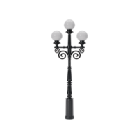 3D Street Lamp isolated png