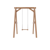 wooden swing single png