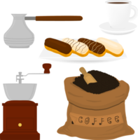 verschiedene süße leckere natürliche kaffee png