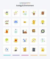 Creative Ecology And Environment 25 Flat icon pack  Such As beer. growth. plant. science. nature vector