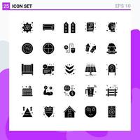 25 Creative Icons Modern Signs and Symbols of human ecology shop front sign library Editable Vector Design Elements