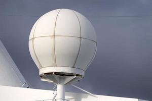 Ship sphere radar photo