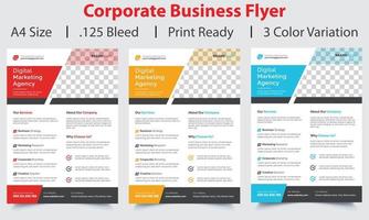 folleto de negocios corporativos vector