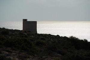 sitio arqueológico del templo megalítico de malta foto