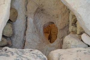 Malta megalitic temple archeological site photo