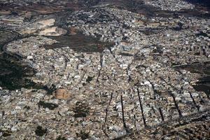 malta aerial landscape from airplane photo