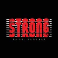 Stay strong typography slogan for t shirt design vector