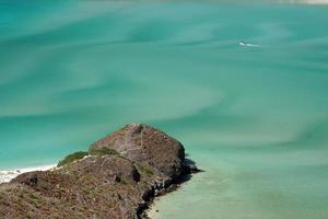 playa balandra aerial view la paz baja california photo